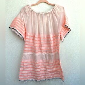Lemlem Pink and Coral Coverup Dress NWOT